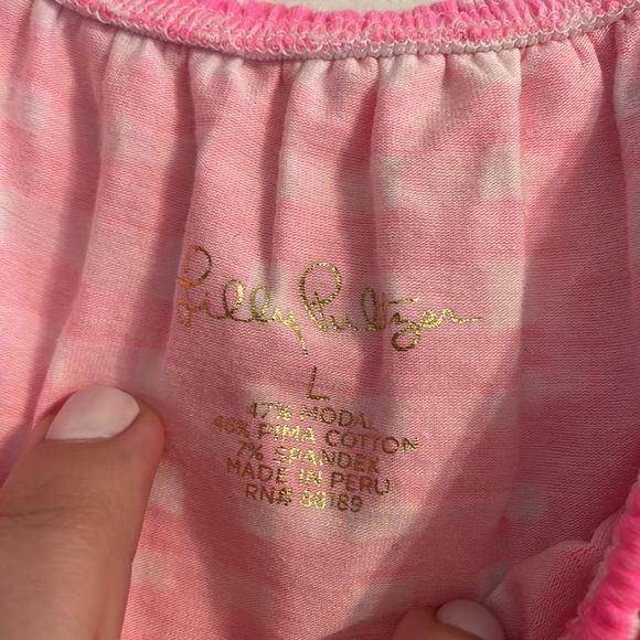 Lilly Pulitzer Off the Shoulder L - Picture 2 of 2